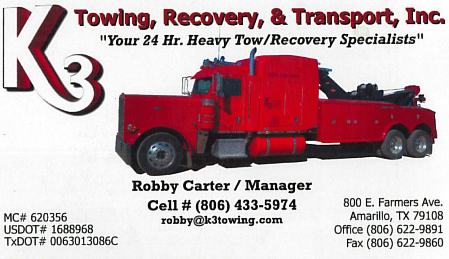 Towing, Recovery and Transport Services in West Texas